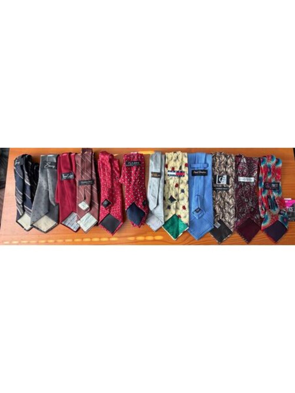Lot of 12 Men's Neckties Multicolor Silk Poly Assorted Patterns Mixed Brands - Picture 2 of 2